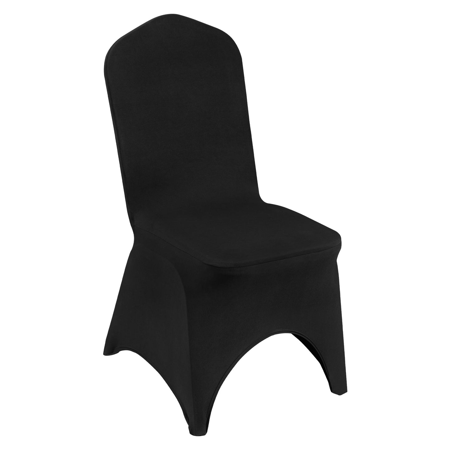 VEVOR Stretch Spandex Folding Chair Covers, Universal Fitted Arched Front Cover, Removable Washable Protective Slipcovers, For Wedding, Holiday, Banquet, Party, Celebration, Dining