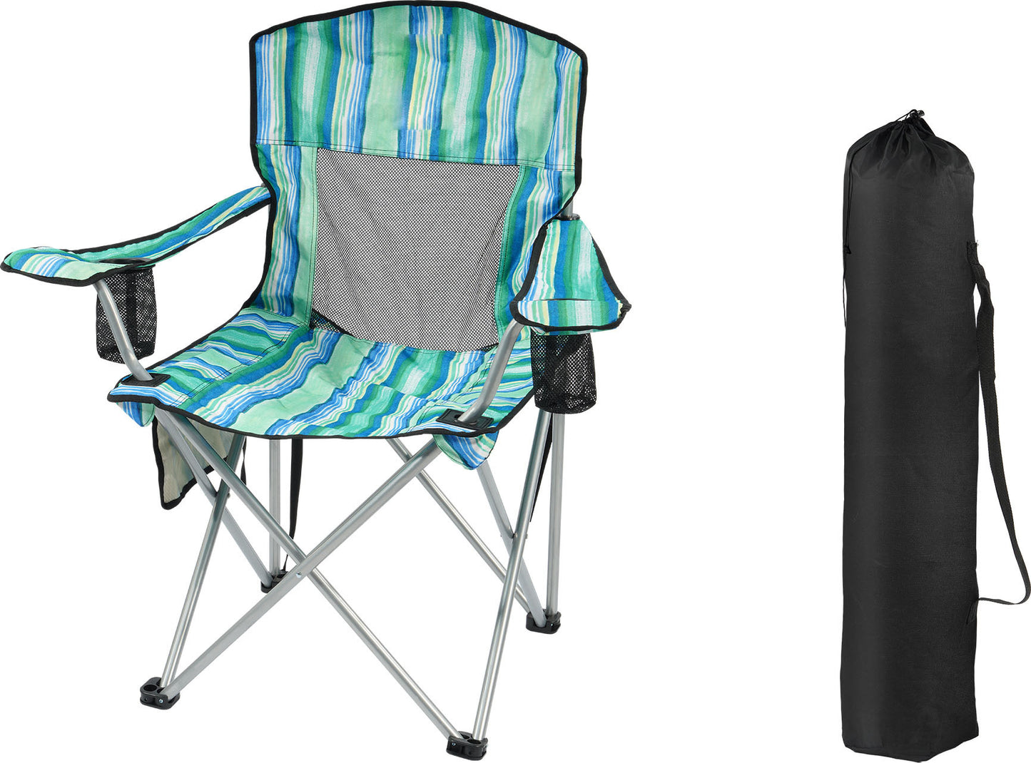 Only Supports Self Pickup Camping Chair, Portable Folding Outdoor Chair With Armrests, Cup Holder And Carrying Bag, Foldable Chair For Camping, Beach And More. Multiple Colours