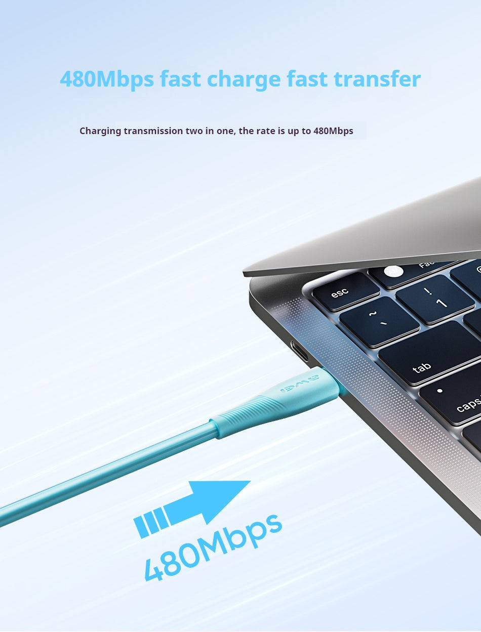 AWEI USB-A To LIGHTNING Fast Charging Cable 1m