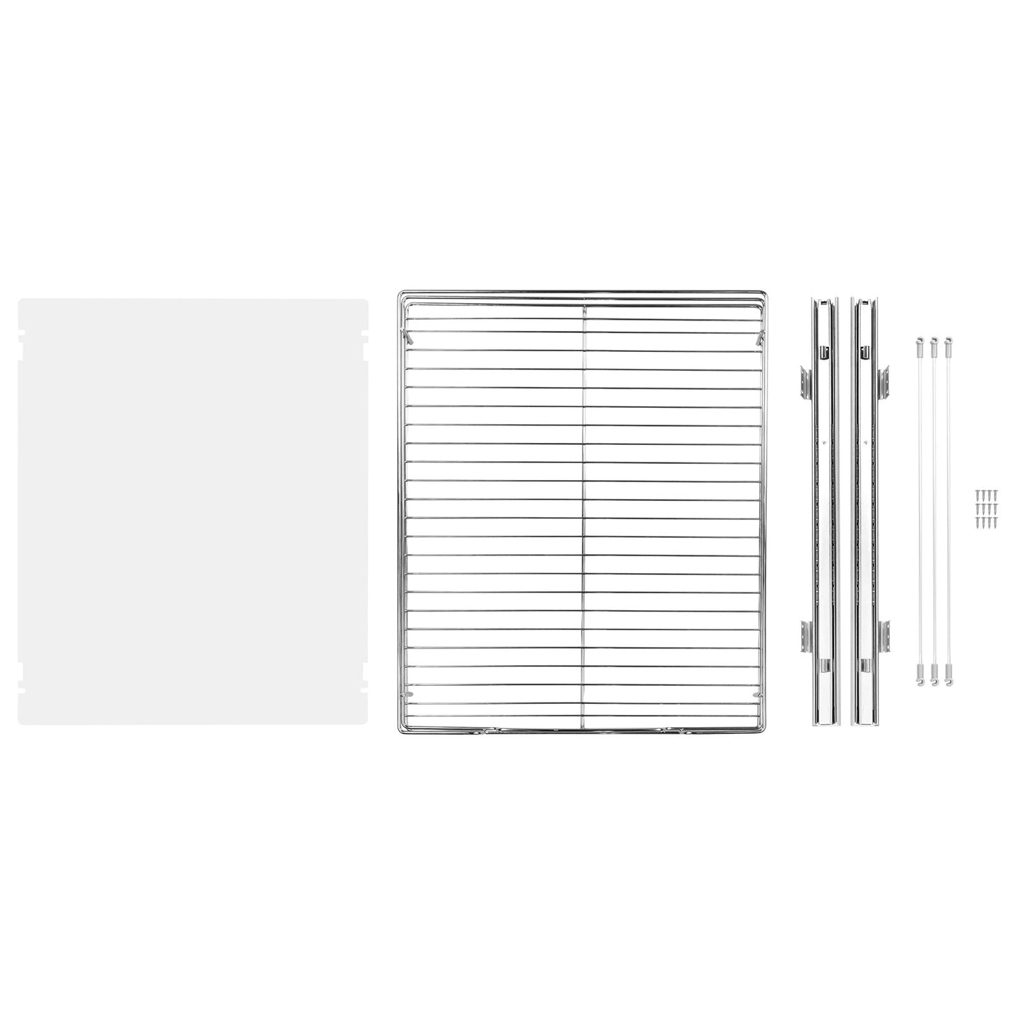 VEVOR 14W X 21D Pull Out Cabinet Organizer, Heavy Duty Slide Out Pantry Shelves, Chrome Plated Steel Roll Out Drawers, Sliding Drawer Storage For Home, Inside Kitchen Cabinet, Bathroom, Under Sink