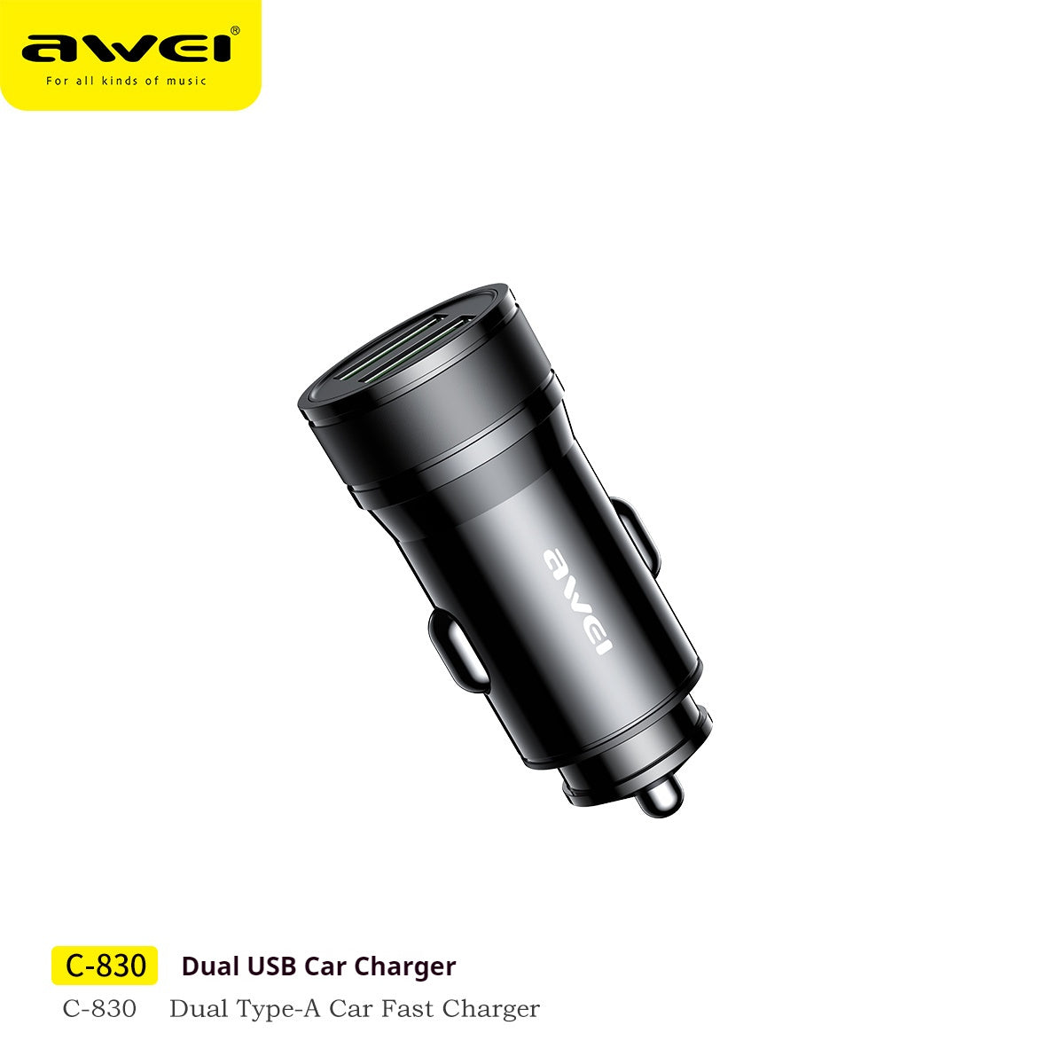 AWEI Dual SUB Car Charger