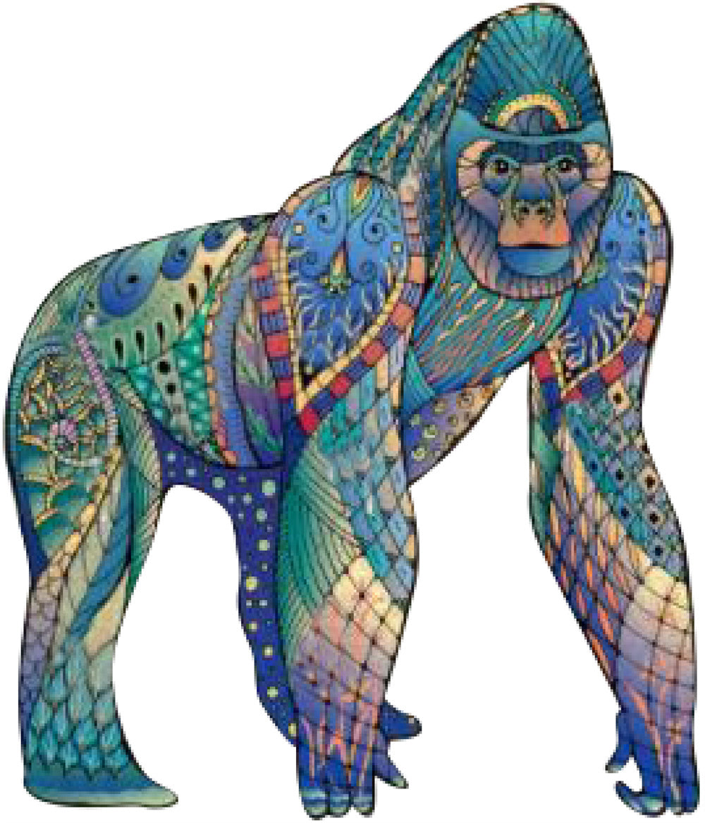 Each Piece Is Animal Shaped Christmas Gift Colorful Elephant Turtle Wooden Jigsaw Puzzles