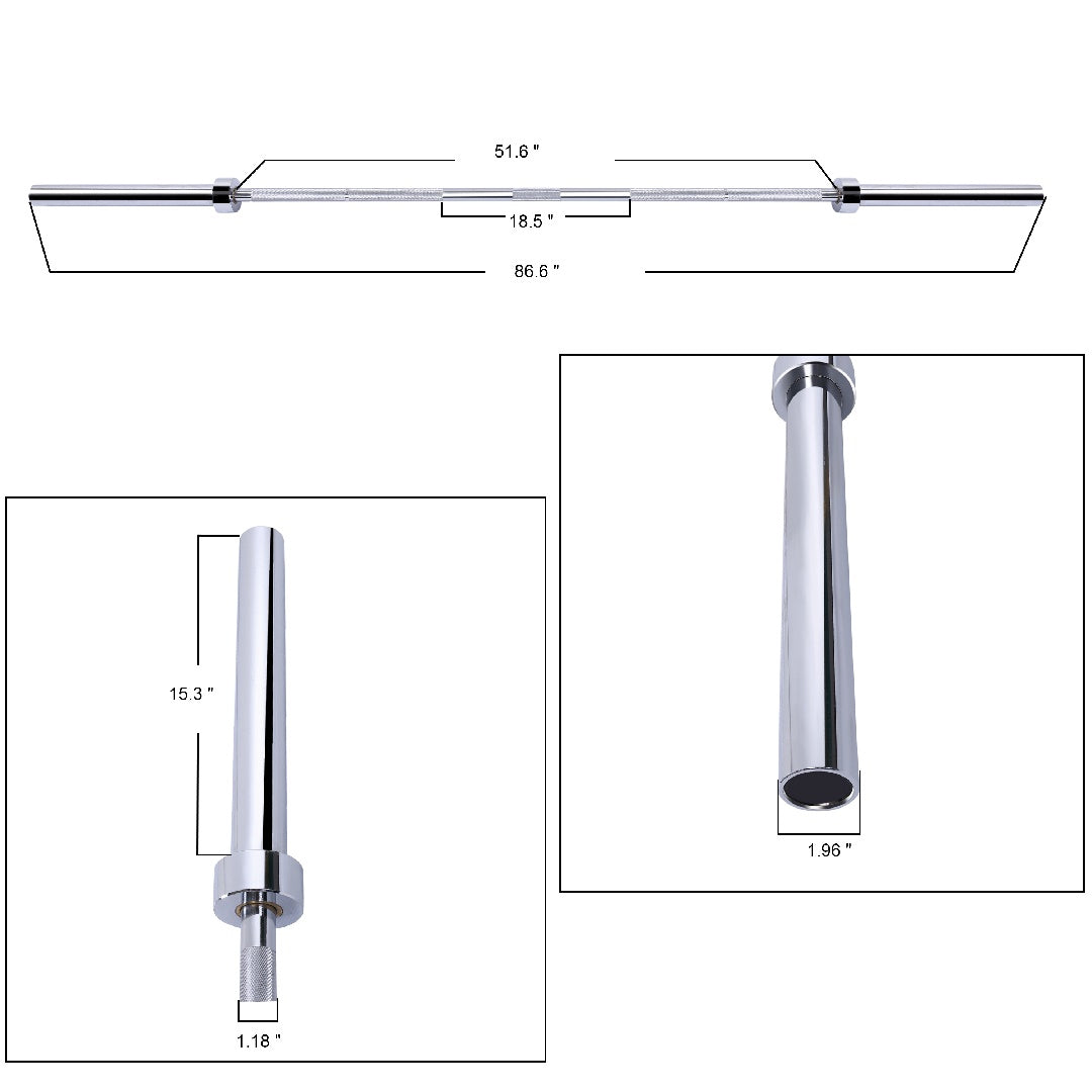 Only Supports Self Pickup-Olympic Barbells For Weightlifting And Powerlifting, Various Sizes