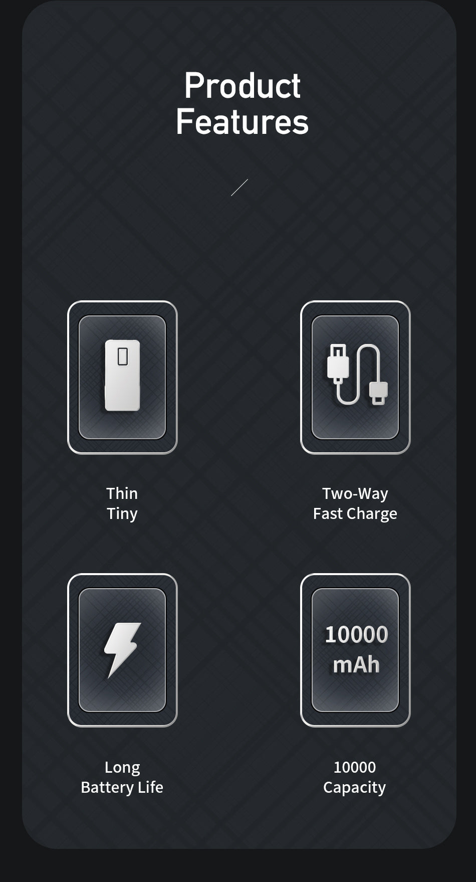 AWEI USB Polymer Power Bank P5K