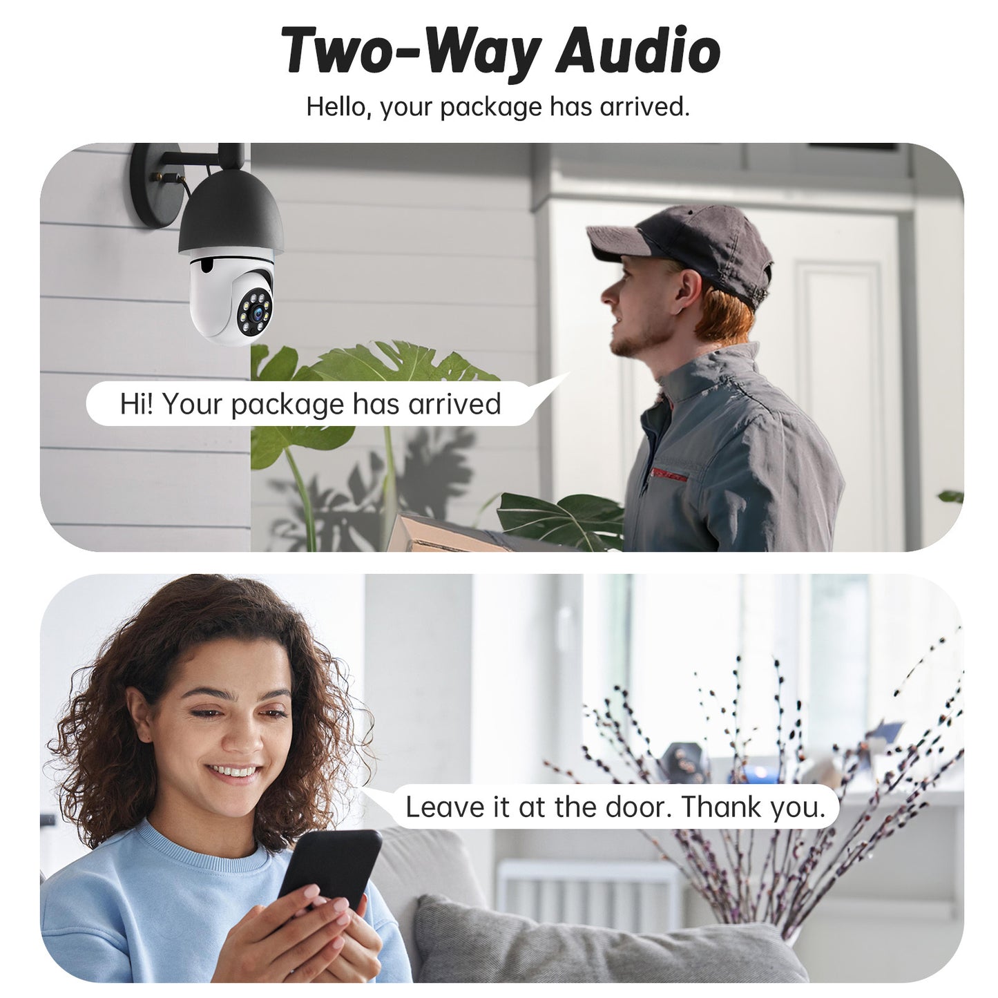 WiFi Indoor E27 Network Security Camera 2K Light Bulb Colorful Smart Home Full HD IP Camera 2pcs Set Camera