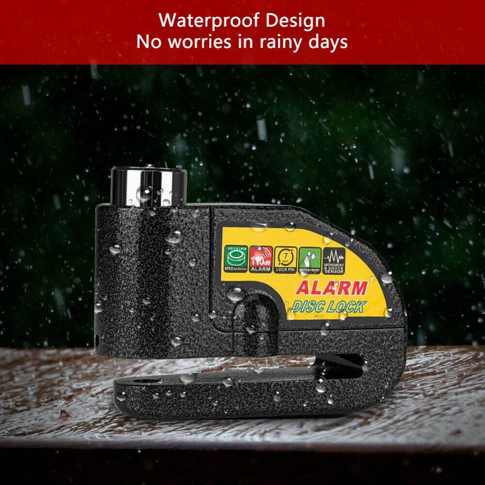 Motorcycle Alarm Disc Lock Brake Handlebar Throttle Grip Lock Bike Security