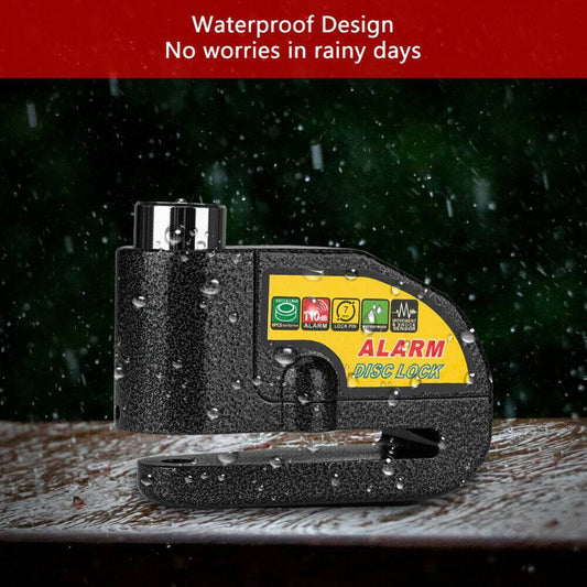 Motorcycle Alarm Disc Lock Brake Handlebar Throttle Grip Lock Bike Security