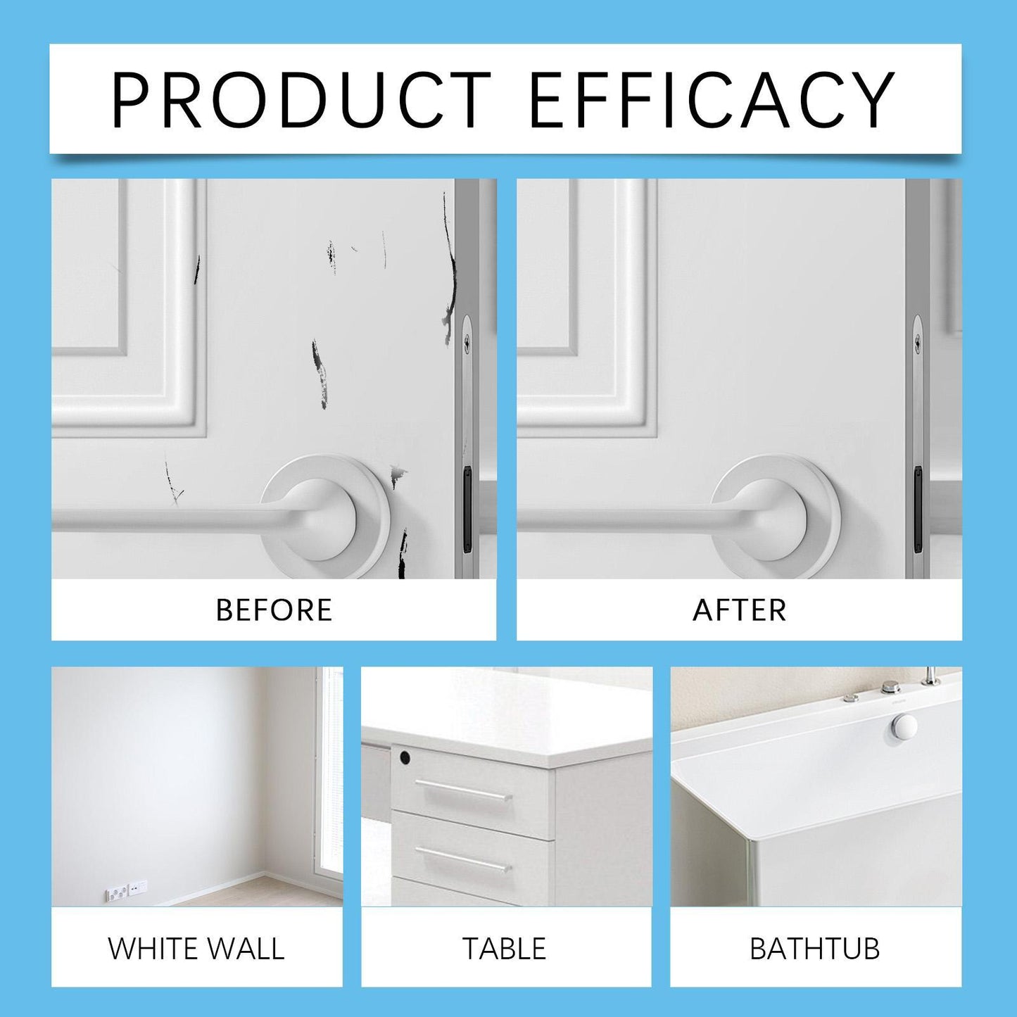 Jackho Multifunctional Waterproof Repair Paint Bathroom Renovation Covers Scratches And Flaws Wall Repair Paint